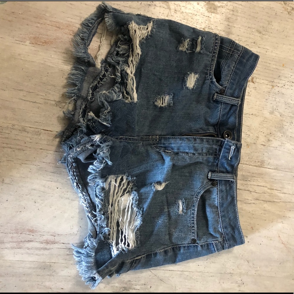 Mini jean shorts